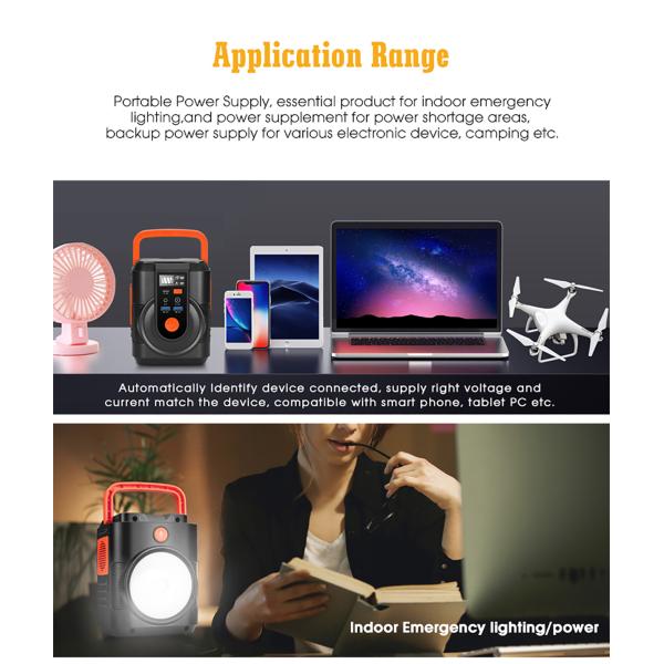 Lithium Ion Portable Solar Power Bank 30000mah 110V / 220V For Outdoor Camping