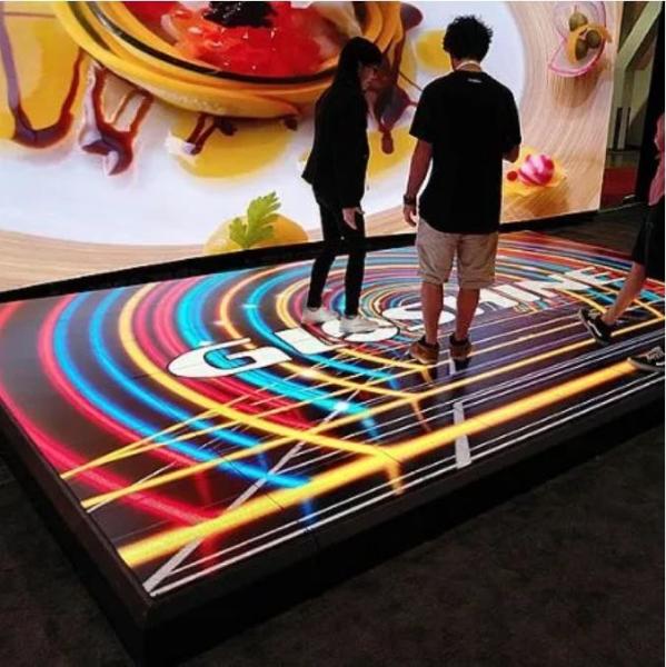 Quality P4.81 Indoor Full Color Screen , Interactive Dance Floor LED Display Screen for sale
