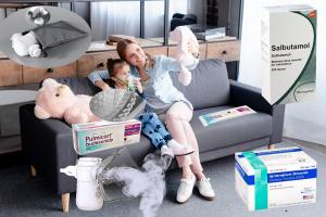 Buy cheap Aerosol Inhalation With Respiration Asthma Mesh Nebulizer Electric product