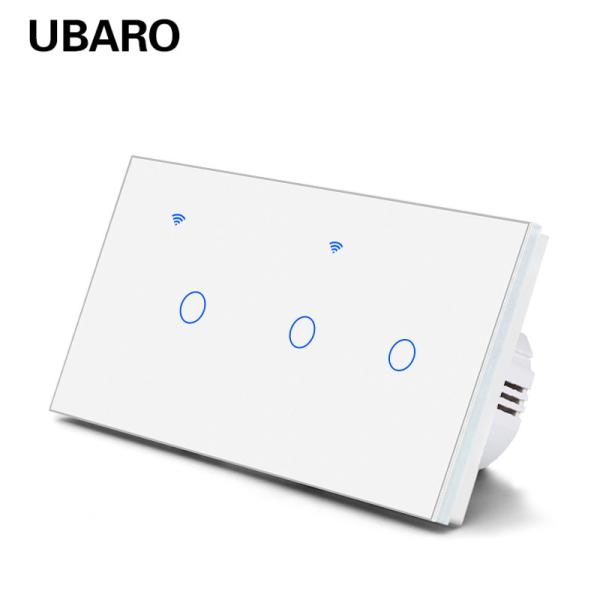 Quality 146 Type Eu Standard Wall Mounted Switch With Tuya Wifi Remote Control Lamp Switch Alexa Alice Google Assistant for sale