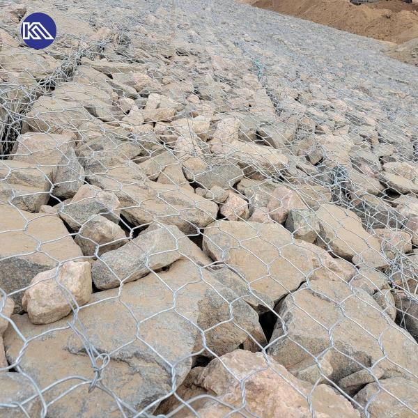 Quality Africa Market Durable Galvanized+PVC Coated Gabion Wire Mesh Mattress Box for Flood Retaining Wall for sale