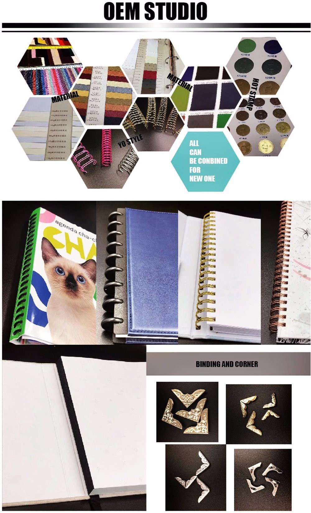 2022 Custom Printing CMYK Daily Weekly Monthly Budget Planner Notebook 8 X 9.5inch