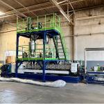 Co Rotation Twin Screw Extruder Plastic Pelletizing Machine For Compounding And