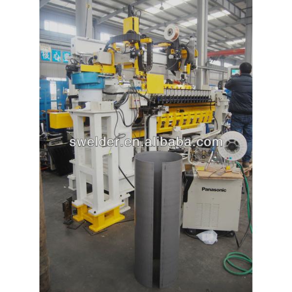 Stainless Steel Water Tank Welding Machine Max 500A Automatic Longitudinal Welder Equipment
