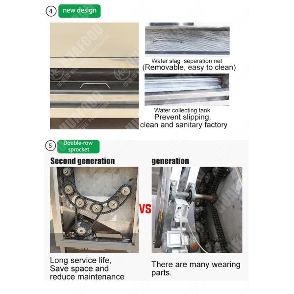 HDF1000 Output 1000kg/H Industrial Ginger Skin Peeling Machine