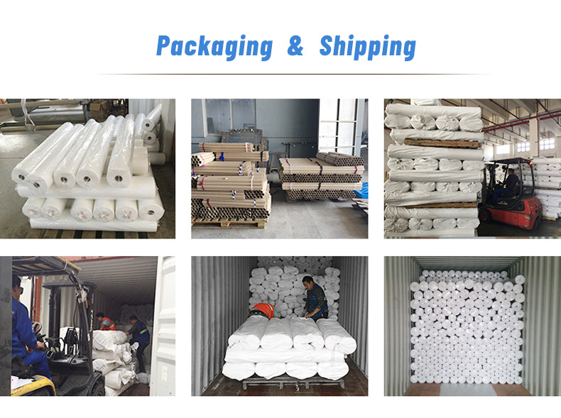Rolling Fusing Non Woven Interlining Double Dot For Garment