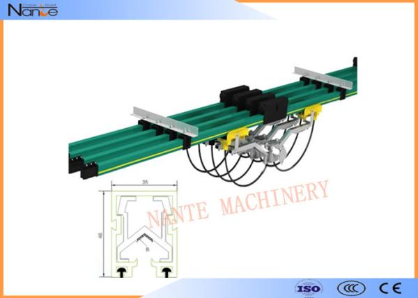 Quality Shrouded Bus Bar Crane Conductor Bar Class B1 No Flaming Particles for sale