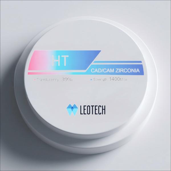 HT High Strength 1400MPa Zirconia Block for Crown/Bridge 98x10-25mm CAD/CAM Dental Disc