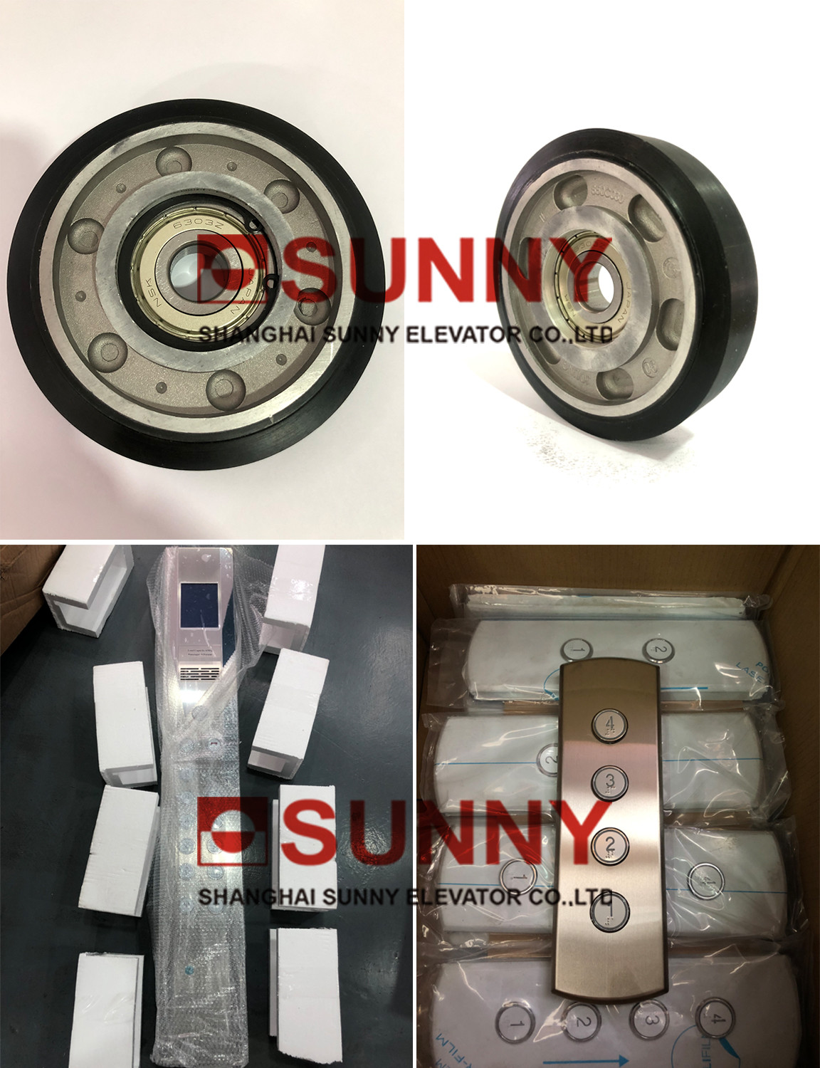 Passenegr Elevator Lift With Round Button For COP / Elevator Button Panel