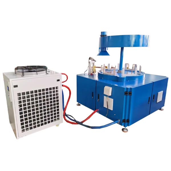 Quality Customized Fully Automatic Turntable Type Six Station IGBT Induction Welding Equipment System for sale