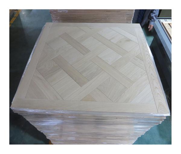 Quality Unfinished Versailles Oak Engineered Panels With Internal Bevels for sale
