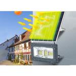 Tempered Glass LED Sensor Solar Flood Lights Home Lighting System