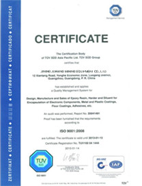 FEKON PRECISION CNC PARTS LIMITED Certifications