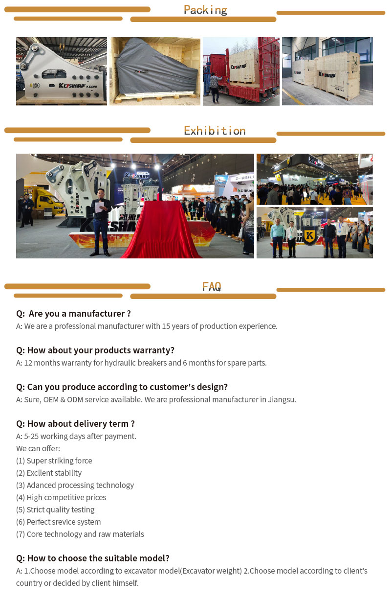 Parts Of Hydraulic Breaker For Case 580 And Efficiency Diameter Of Chisel 140mm