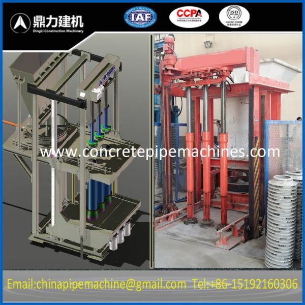 Quality double triple concrete pipe making machinery for sale
