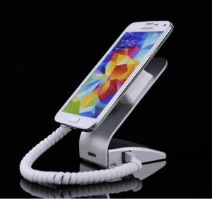 China COMER antitheft alarm locking devices Showcase silvery burglar alarm multiple mobile phone holder on sale