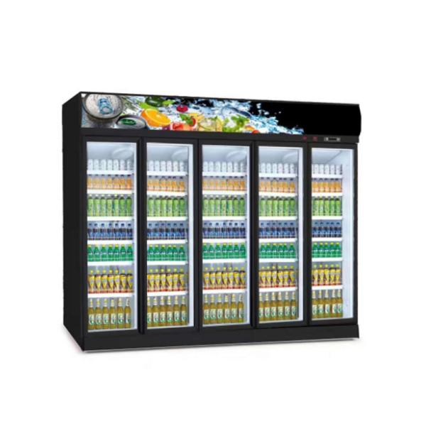 Quality Multideck Open Commercial Beverage Refrigerator 2-8℃ Temperature for sale