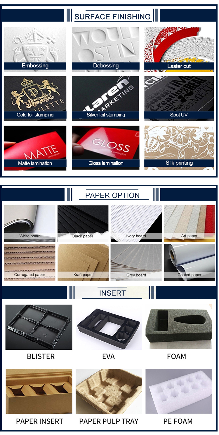 Electronics packaging box custom print logo seal
