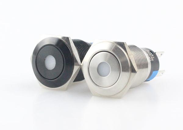 Quality Pin Termlmal 1NO 1NC 16mm Illuminated Pushbutton Switch IP67 protective for sale