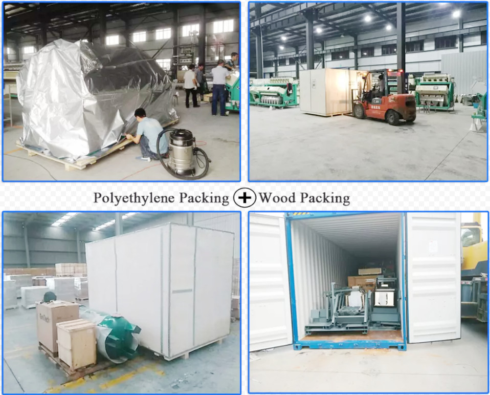 High Resolution Seafood CCD Color Sorter , Shrimp Color Sorting Machine