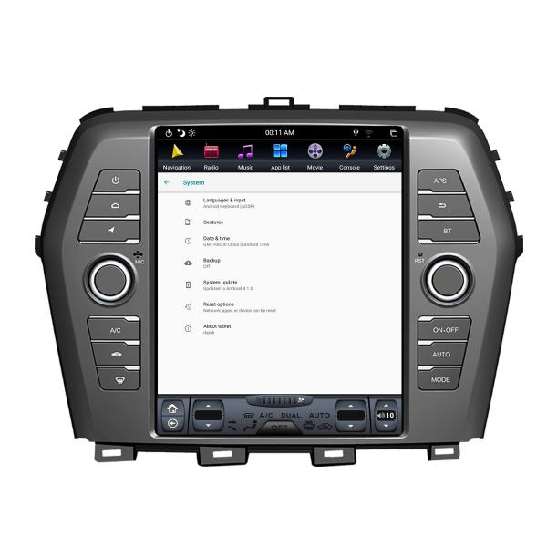 Quality PX6 DSP 9.0 Nissan Sat Nav 6 Core Tesla Style Head Unit Nissan Maxima for sale