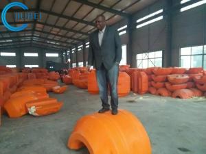 Buy cheap Orange Hose Poly Pipe Floats Dredging Floaters Floating And Dredging Equipment 500mm product