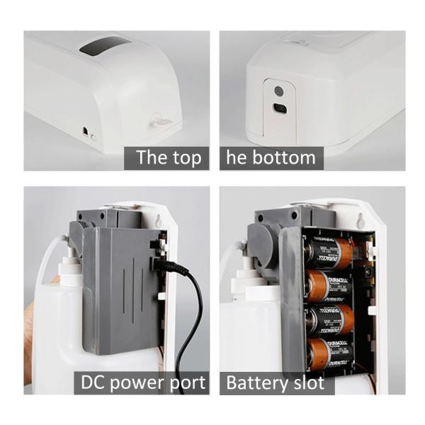 Hospital / School Foam Hand Sanitizer Dispenser Wall Mounted With Automatic Sensor