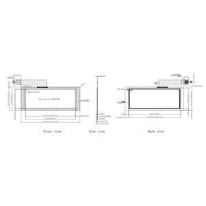 China 6.8 Inch TFT Touch Screen Display Projected PCPA Touch Panel on sale