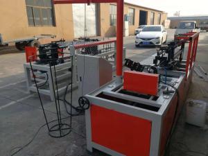 3.8kw Diamond Mesh Making Machine , Fully Automatic Chain Link Fence Machine