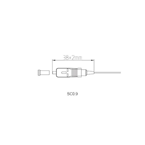 Pull Proof Magenta OM4 Fiber Optic Connector Simplex Single Mode Fiber SC Connector