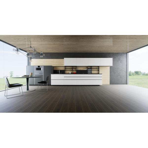 0.3mm Stone Plastic Flooring Water Resistant Stainless Solo Yin Burlywood Wood Grain GKBM DG-W50010B