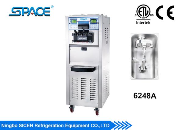 Quality Professional Ice Cream Maker Machine Double Control Systems ETL Approved for sale