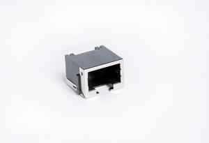 Copper Alloy RJ45 Single Port / SMT Rj45 8p8c Jack Without LED TMCPS811EXX1