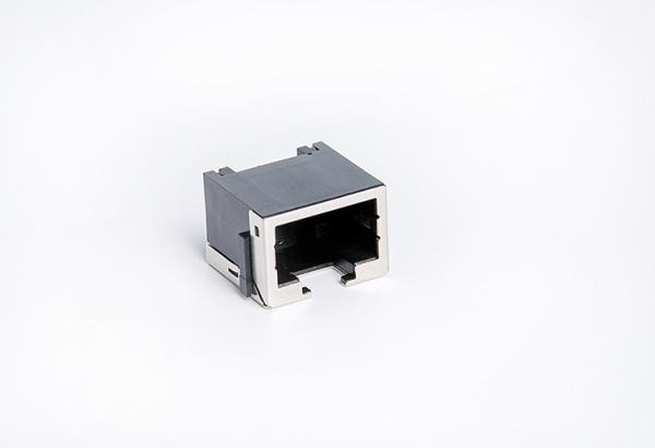 Quality Copper Alloy RJ45 Single Port / SMT Rj45 8p8c Jack Without LED TMCPS811EXX1 for sale