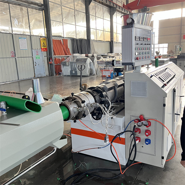 16-110mm Plastic Electric PVC Pipe Making Machine , CPVC Pipe Manufacturing Machine