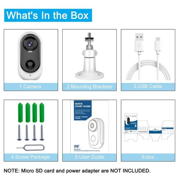 CloudEdge APP 2MP IP Wifi Security Camera Outdoor Surveillance Camera Rainproof