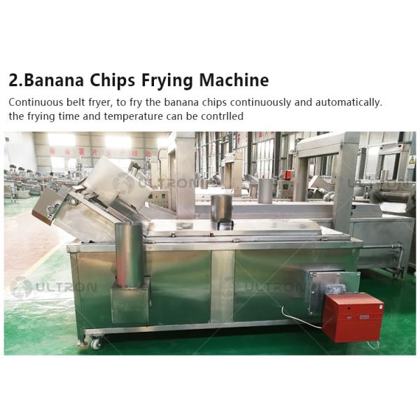 Semi Automatic 1500w Chips Banana Machine For Large Scale Manufacturing