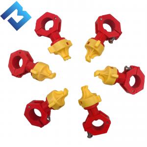 China Road Roller Machine Spare Part Plastic Spray Nozzle Yellow And Red For Bomag BW203 on sale