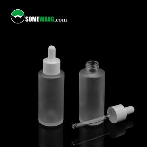 Buy cheap 40ml Glass Dropper Essential Oil Container Matte Black Essential Oil Bottle ISO9001 product