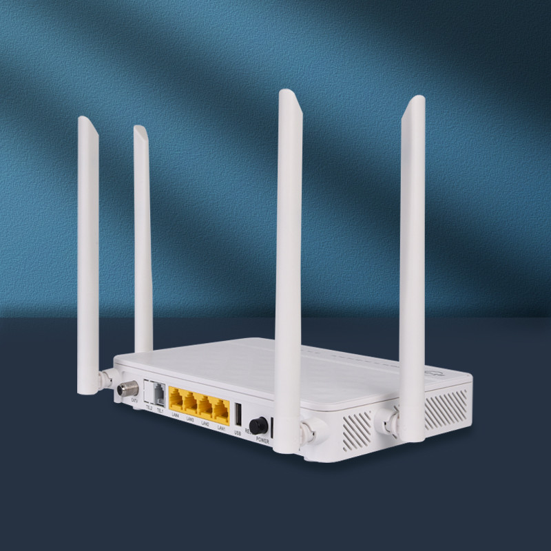 4 Antennas Netlink XPON Dual Band Router oNU router FTTX Solutions