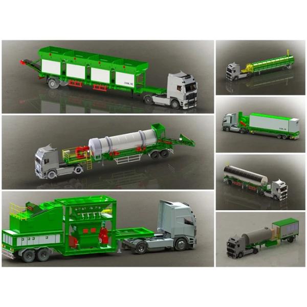 80-160tph Mobile Strong mixing Asphalt Mixing Plant