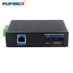 Unmanaged Industrial Ethernet Switch with 1 Port 10/100/1000M RJ45 and 1 Port