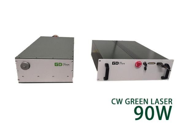 Quality 90W Nanosecond Continuous Wave Laser Single Mode Green Fiber Laser for sale