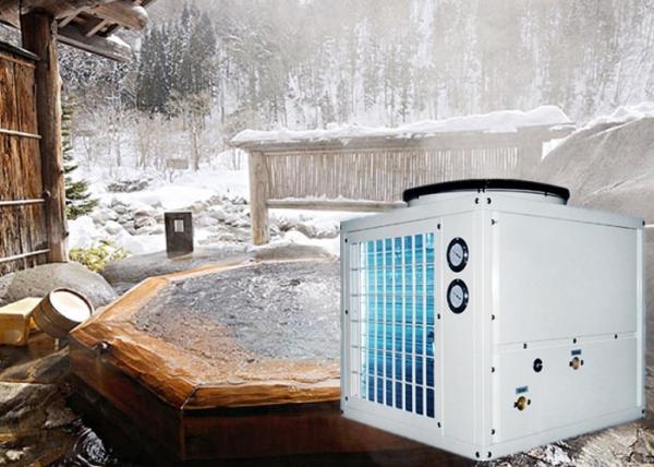 Quality Automatically Defrosting Air Source Heat Pump Water Pump Top Blown Evi High Temperature Hot Tubs 8kw for sale
