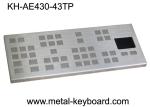 Vandal Resistant Industrial Keyboard with Touchpad / Large keys Panel Mount