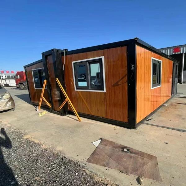 40 Ft Expandable Mobile Home with 2 Bedroom Expanding Container House and Steel Door
