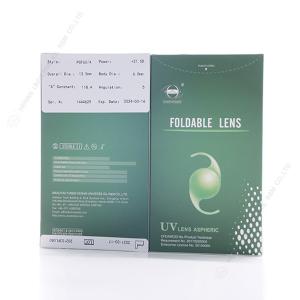 6.0mm Hydrophilic Intraocular Lens Smooth Surface Aspheric Iol
