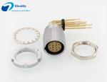 Circular Lemo B Series Connectors ECG 1B 2 3 4 5 6 Pin Elbow Contact For Printed