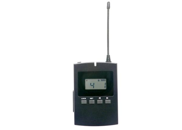 Quality Black Wireless Audio Tour Guide Systems 823MHz Long Transmission Distance for sale