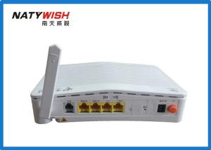 White 1 VOIP GPON ONU Fiber To The Home Router Support Port Speed Limitation